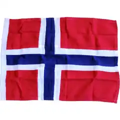 <p>Norsk b&aring;tflagg fra Adela i st&oslash;rrelse 50x36 cm for flaggstenger mellom 60-75 cm.</p>
