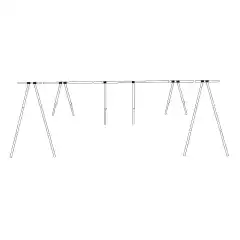 <p>Bakkestativ i aluminium til b&aring;ter mellom 32 til 35 fot.</p>
