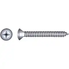 <p>Plateskrue DIN 7983 i syrefast st&aring;l med linsesenkehode og krysspor.</p>
