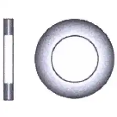 <p>Underlagsskive DIN 125 i syrefast st&aring;l.</p>
