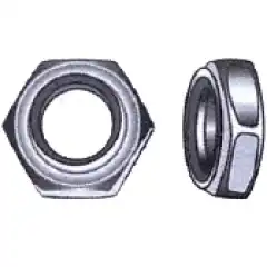 <p>L&aring;semutter DIN 985 i syrefast st&aring;l med nylon l&aring;sering.</p>
