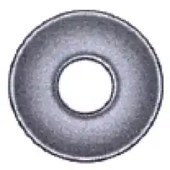 <p>Underlagsskive DIN 9021 i syrefast st&aring;l med stor ytre diameter.</p>
