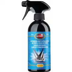 Stainless Steel Power Cleaner fra Autosol Marine er et effektivt rengj&oslash;ringsmiddel som er spesialutviklet for overflater av metall.