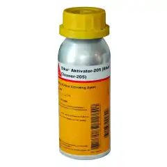 <p>Sika Aktivator 205 brukes som forbehandling/avfetting f&oslash;r priming, liming eller fuging p&aring; metall, plast, malte eller lakkerte overflater.</p>
