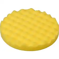 <p>Gul rondell i b&oslash;lgete form.</p>
