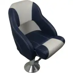 B&aring;tstol BJR52 flip-up m&oslash;rkebl&aring; og lysegr&aring;