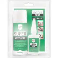 <p>Tec7 Super Plus best&aring;r av et lynlim for de fleste gjenstander og materialer, samt en aktivator som gir raskere herding og bedre vedheft, ogs&aring; ved h&oslash;y luftfuktighet.</p>
