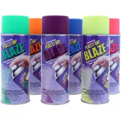 Plasti Dip Blaze Spray er en unik samling av spreke neonfarger som helt klart skaper oppmerksomhet.