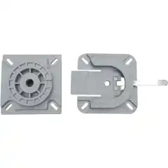 <p>Glideskinne 360SG med svingskive og l&aring;sing</p>
