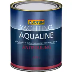 Jotun Aqualine er et selvpolerende bunnstoff for aluminiumsb&aring;ter som holder skroget rent gjennom hele sesongen og gir et enkelt vedlikehold.