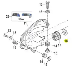 <p>Original restriktor for Mercury 10/15 EFI.</p>
