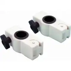 Klemmene passer p&aring; rekkedimensjoner fra 19-32 mm