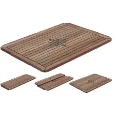 Bordplate Nautic Star, Sammenleggbart 34 x 60 cm.