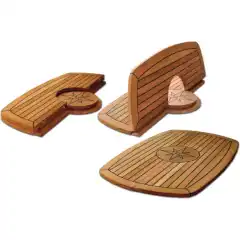 Bordplate, Nautic Star, Circle 29/58 x 93 cm.