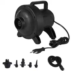 Kraftig 1600W pumpe til gummib&aring;t og RIB. Bl&aring;ser opp gummib&aring;ten p&aring; minutter.