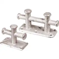 Bryggepuller i galvanisert st&aring;l. Leveres i enkel eller dobbel utgave.