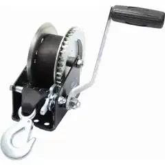 Kvalitetsvinsj fra Rock! Rocks minste vinsj er brukervennlig, og egner seg godt til lettere fart&oslash;y. Velg mellom varianter med eller uten b&aring;nd.