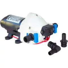 <p>En effektiv, selvsugende pumpe for to eller flere tappesteder.</p>
