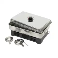 R&oslash;yk din egen fisk p&aring; minutter. Klassisk r&oslash;ykeovn i rustfritt st&aring;l, med 2 brennere.<br />
 