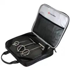 <p>Komplett bergkilesett fra Columbus produsert i galvanisert st&aring;l. Inneholder hammer, en vinklet og to rette bergkiler.</p>
