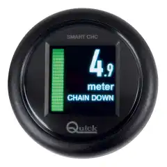 <p>Quick CHC Smart et lite display som viser hvor mye kjetting som er ute fra ankervinsjen.</p>
