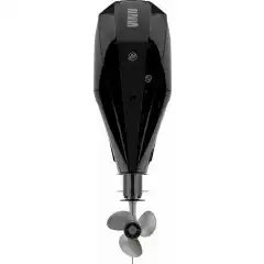 Elektrisk start, lang stamme, elektrisk trim/tilt og mekanisk kontrollboks. Phantom Black svart.