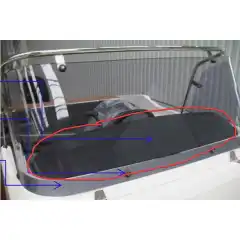Dashboard cover til 2017 Uttern S57 og S62