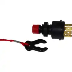 <p>D&oslash;dmannsbryter som kan b&aring;de koble og bryte str&oslash;mmen.</p>
