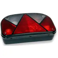 240x140mm, h&oslash;yre Multipoint II lys med skiltlys