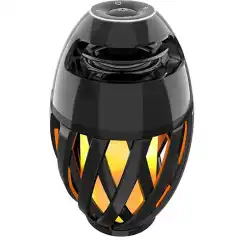<p>Elegant bordlampe med flammeffekt og innebygget bluetooth h&oslash;yttaler.</p>
