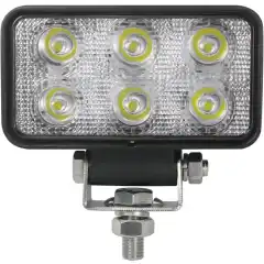 <h3>Kraftig spot dekkslys med brakett i rustfritt st&aring;l, hus i aluminium og linse i polykarbonat.</h3>
