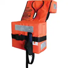 Lalizas Compact Folding er en SOLAS-godkjent redningsvest for voksne.