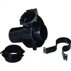 <p>Sneglehus utsugningsvifte av plast. Leveres med festebrakett og slangestuss for 3" slange.</p>
