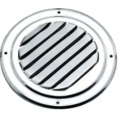 <p>Rund ventilrist i syrefast st&aring;l.</p>
