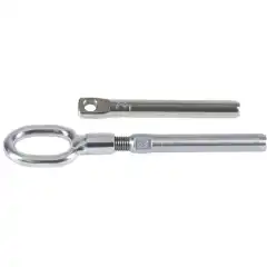 Terminaler spesielt egnet for rekkewire, der endebeslaget m&aring; kunne tres gjennom rekkest&oslash;ttene.