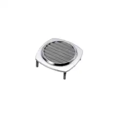 <p>Meget pen ventilasjonsrist i syrefast st&aring;l 316.</p>
