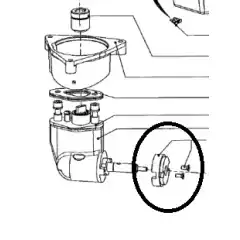 Anodesett med skruer for Vetus KGF25 Baugthruster