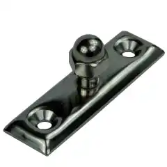 <p>Kalesjebeslag i syrefast st&aring;l.</p>
