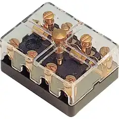 <p>Sikringsboks for porselens-sikringer.</p>
