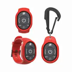 <p>Original r&oslash;d Mercury tr&aring;dl&oslash;s d&oslash;dmannsknapp.</p>
