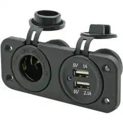 Str&oslash;muttak + dobbel USB