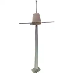 Lanternemast i syrefast st&aring;l 316.