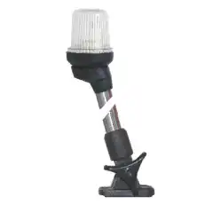 <p>Foldbar lanternemast med rundtlysende hvit lanterne. Den gj&oslash;r deg synlig p&aring; 2 nautiske mils avstand.</p>
