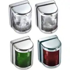 <p>Lanterne i st&oslash;pt, forkrommet messing.</p>
