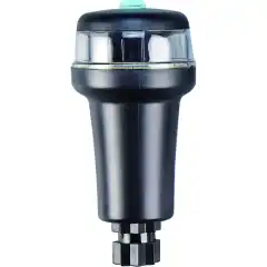 <p>Portabel, rundtlysende LED-lanterne p&aring; batteri. Linse er produsert i polykarbonat, lykt og feste i ABS-plast.</p>
