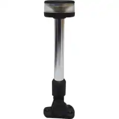 <p>Rundtlysende lanterne p&aring; mast med LED-p&aelig;re. Leveres komplett med fot som kan justeres.</p>
