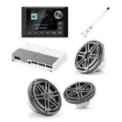 <p>En helt overlegen h&oslash;yttaler, sub, forsterker, DAB og spillerpakke til marine bruk fra JL Audio.</p>
