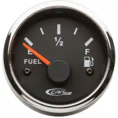 Analog bensinm&aring;ler med standard 52 mm innfelling. Europeisk standard.