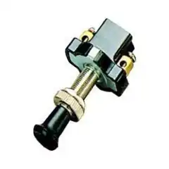 <p>Sort uttrekksbryter. 1 trinn.</p>
