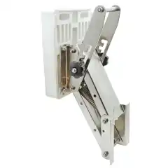 Justerbar motorbrakett i solid AISI 316 syrefast utf&oslash;relse.